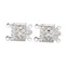 304 Stainless Steel Rectangle Box Clasp 15x10mm (2 Strands), silver colour