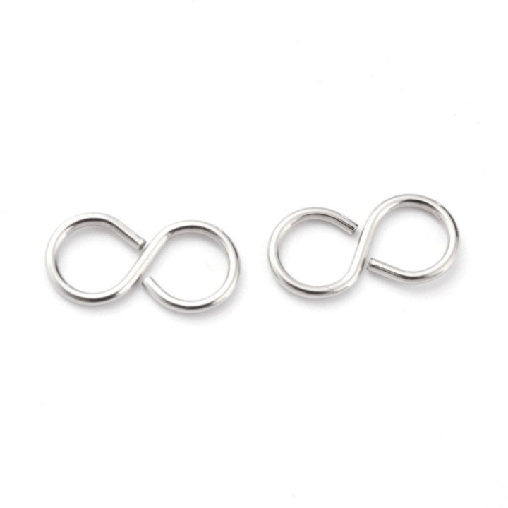304 Stainless Steel S Hook Clasp 10x5mm, original colour