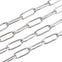 304 Stainless Steel Paperclip Link Chain 12x4mm, original colour, additional photo