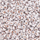 Letter/Alphabet 7x4mm Plastic Bead Mix, rose gold/white