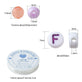 Round Acrylic Beads 3mm & Acrylic Letter Beads Bracelet Kit w/Elastic Thread, multicoloured, additional photo