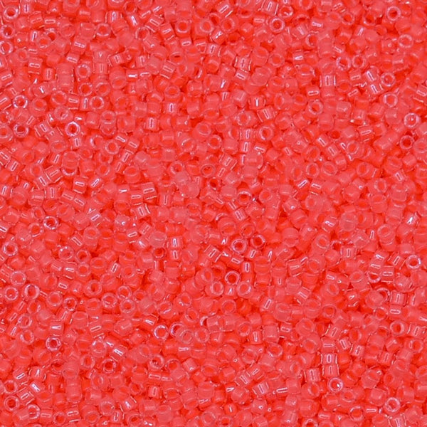 Miyuki 11/0 Delica Seed Beads, luminous flamingo (DB2034)