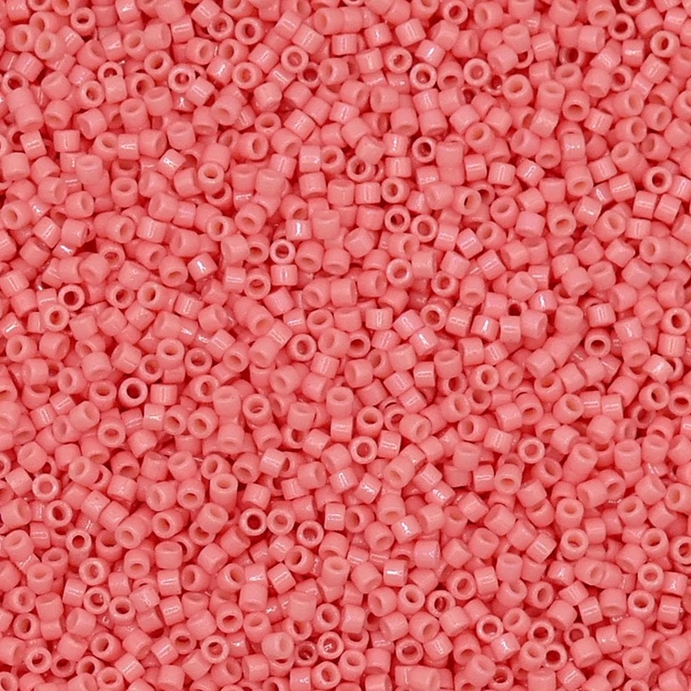 Miyuki 11/0 Delica Seed Beads, duracoat opaque lychee (DB2113)