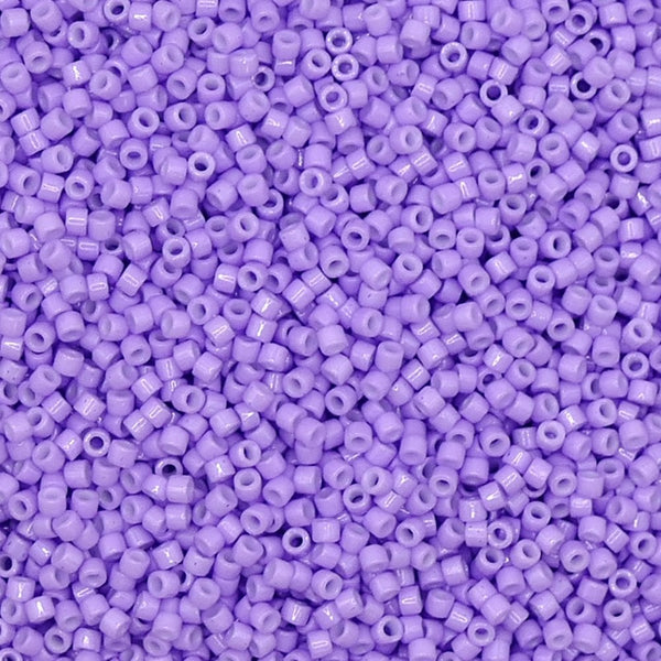 Miyuki 11/0 Delica Seed Beads, duracoat opaque columbine (DB2138)