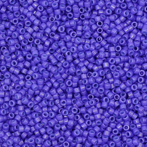 Miyuki 11/0 Delica Seed Beads, duracoat violet blue (DB2359)