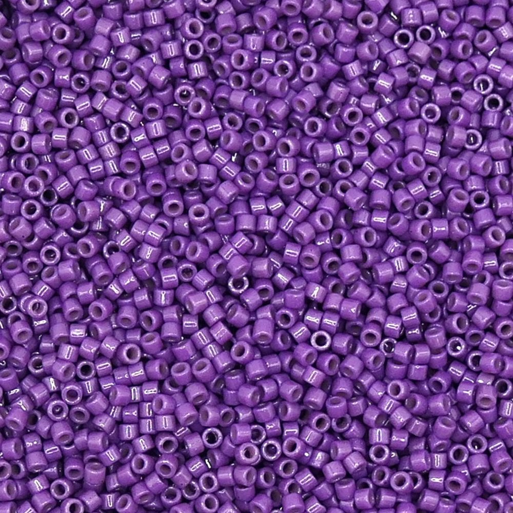 Miyuki 11/0 Delica Seed Beads, duracoat opaque anemone (DB2140)
