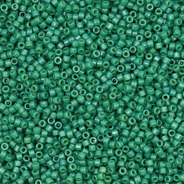 Miyuki 11/0 Delica Seed Beads - Duracoat Opaque Spruce (DB2127) - 5g