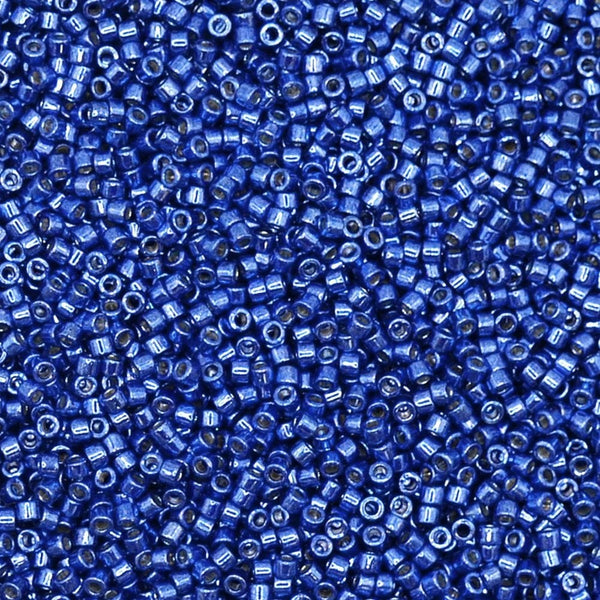Miyuki 11/0 Delica Seed Beads, duracoat galvanised navy (DB2511)