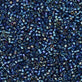 Miyuki 11/0 Delica Seed Beads, fancy lined han blue (DB2386)