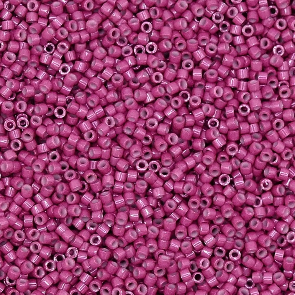 Miyuki 11/0 Delica Seed Beads, dyed opaque wine (DB1376)