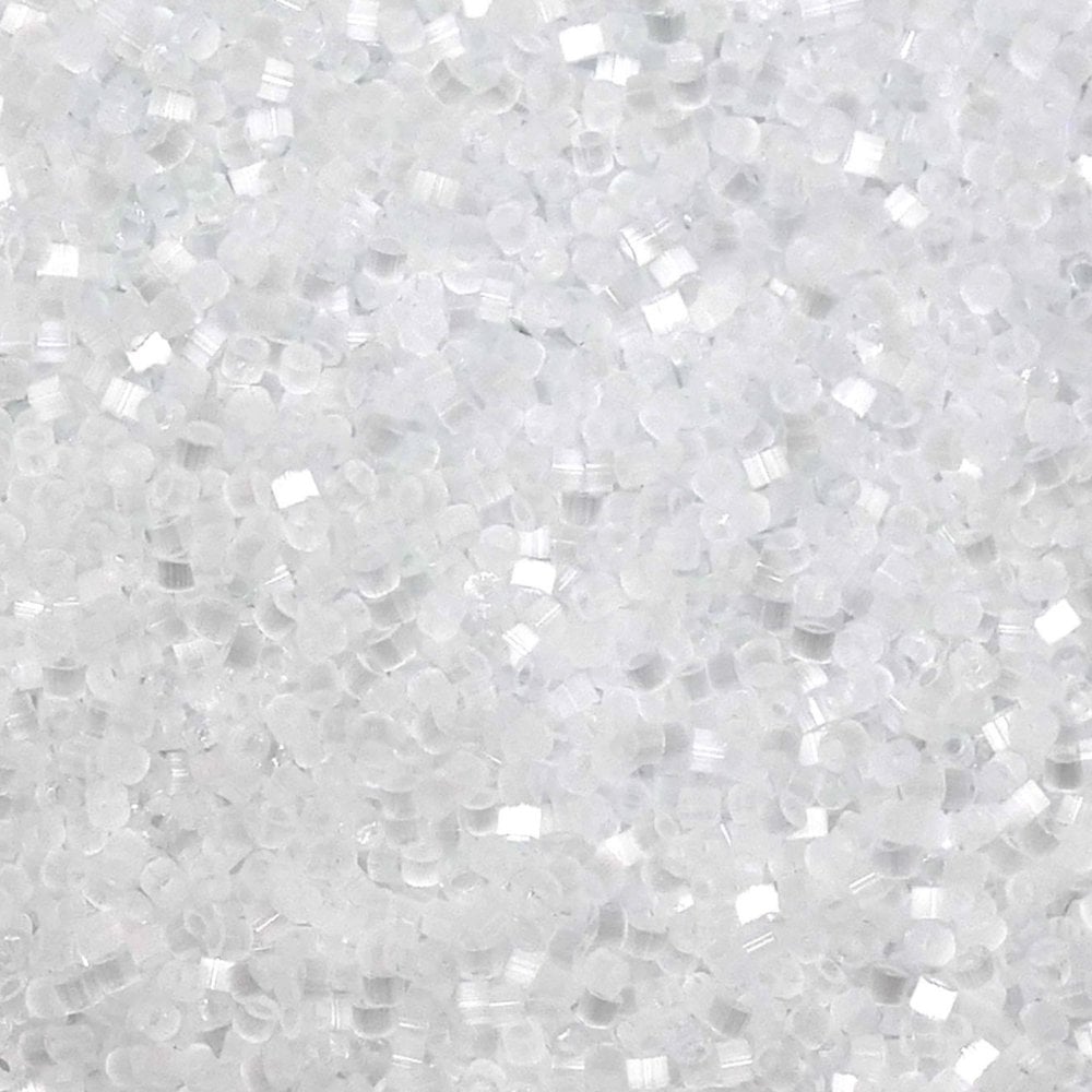 Miyuki 11/0 Delica Seed Beads, crystal silk satin (DB635)