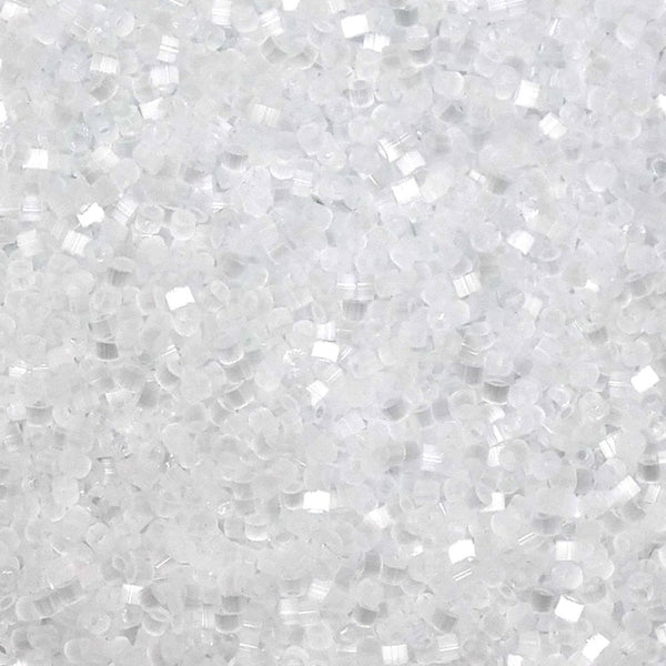 Miyuki 11/0 Delica Seed Beads, crystal silk satin (DB635)