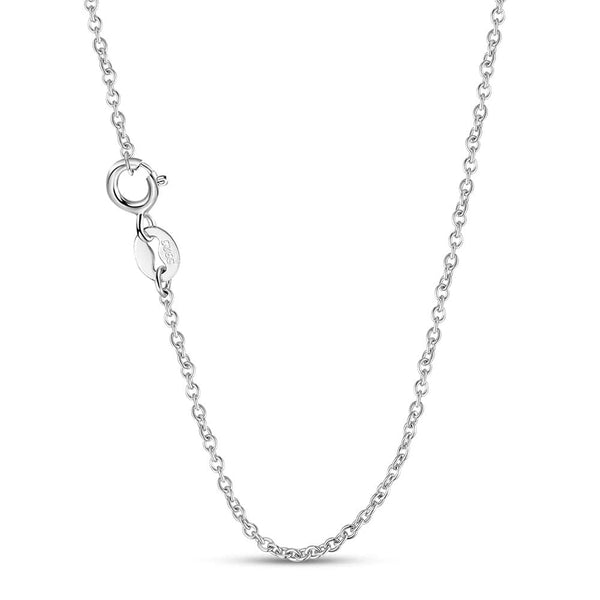 Sterling Silver 18" Fine Trace Chain Necklace