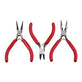 Economy 3 Piece Plier Set, red