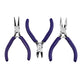 Economy 3 Piece Plier Set, purple