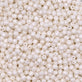 4mm Czech Faceted Round Glass Bead, pastel white