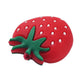 Silicone Strawberry Beads 27mm, red, additional photo