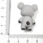 Silicone Koala Beads 30mm, grey, additional photo