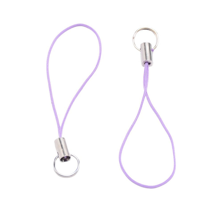 Polyester Cord Phone Straps 56mm, lilac