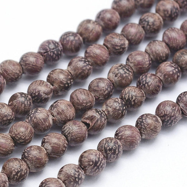 Natural SandalWood Beads Round 6mm, additional photo