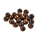 Wooden Beads Round 8mm, coffee brown