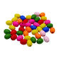 Wooden Dyed Beads Oval Beads 10x8mm, multicoloured