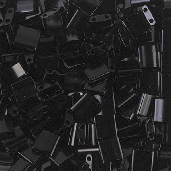 Miyuki Tila Beads, black