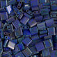 Miyuki Tila Beads, picasso opaque cobalt