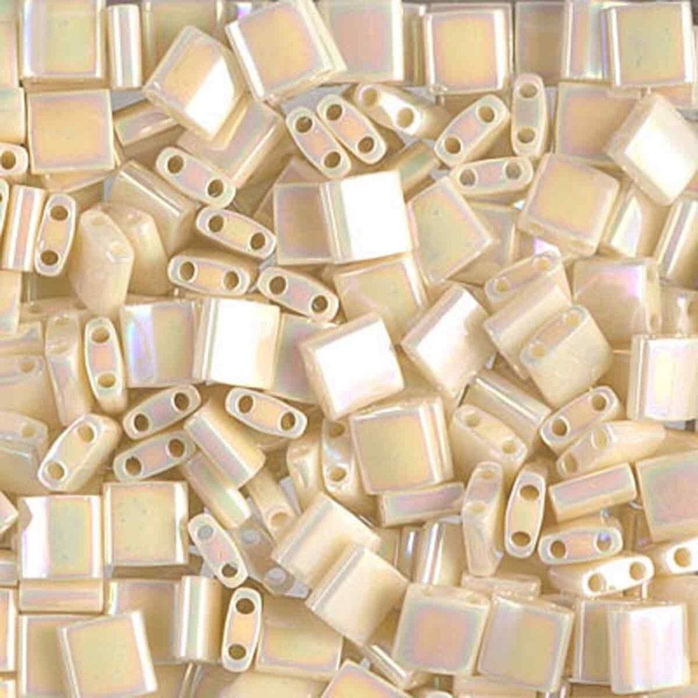 Miyuki Tila Beads, ivory pearl ceylon