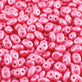 Matubo SuperDuo Czech Beads 2.5x5mm, pearl shine light pink