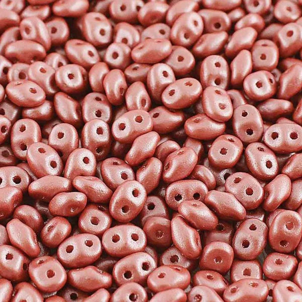 Matubo SuperDuo Czech Beads 2.5x5mm, pearl shine autumn leaf