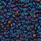 Matubo SuperDuo Czech Beads 2.5x5mm, jet blue iris