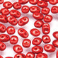 Matubo SuperDuo Czech Beads 2.5x5mm, chalk red lava