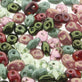 Matubo SuperDuo Czech Beads 2.5x5mm, antique roses
