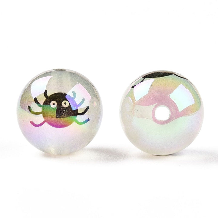 Spider Beads UV Acrylic 16mm, iridescent