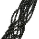 Stone Skull Bead 10mm, black