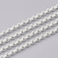 304 Stainless Steel Belcher Chain 3x3mm, silver colour