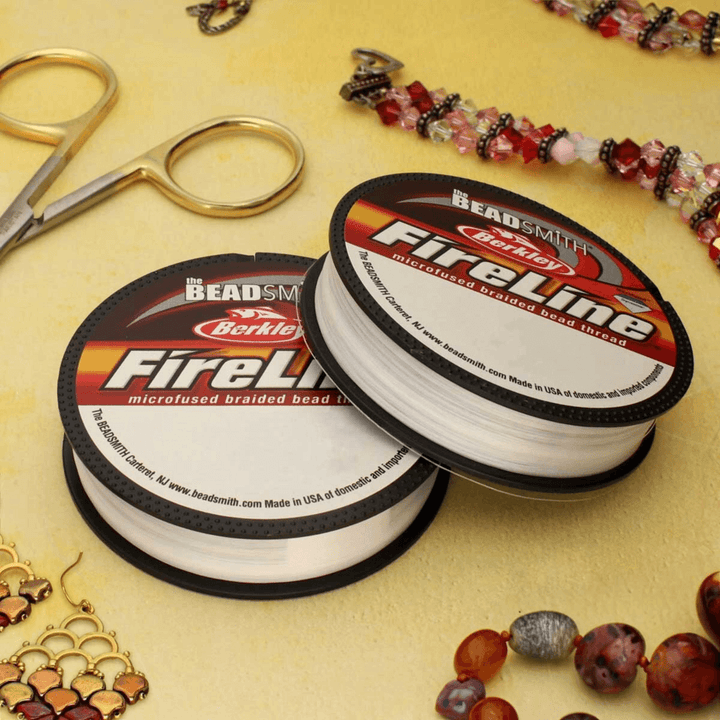 FireLine Beading Thread 10lb, crystal clear 0.15mm (.007in), additional photo