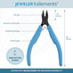 Beadsmith Jewellery Elements Side Cutter Pliers, blue handle, additional photo