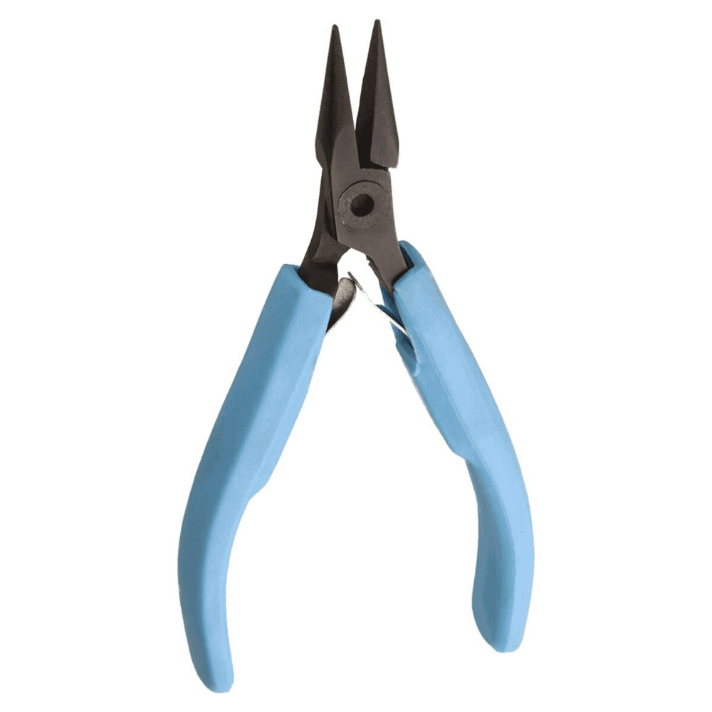 Beadsmith Jewellery Elements Chain Nose Pliers, blue handle
