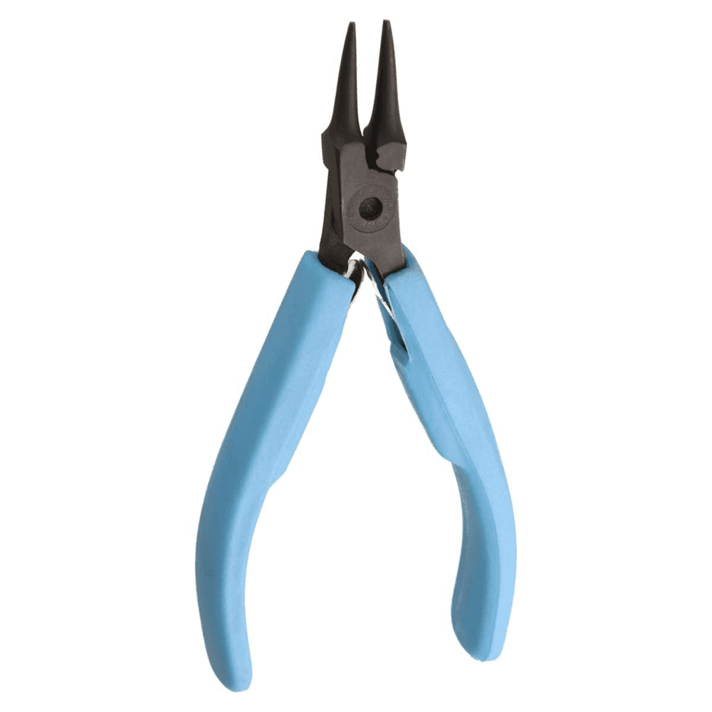 Beadsmith Jewellery Elements Round Nose Pliers, blue handle