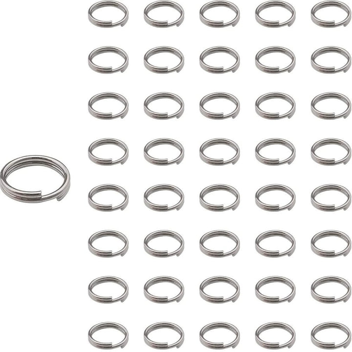 304 Stainless Steel Split Ring 5mm, original colour