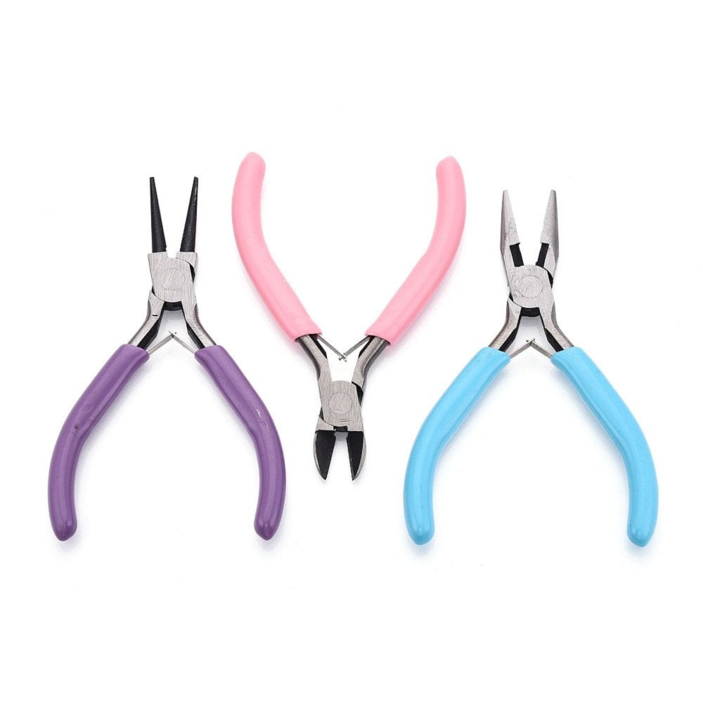 Economy 3 Piece Plier Set, mix colours
