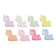 Glow in the Dark Acrylic Unicorn Beads 25x25mm, multi
