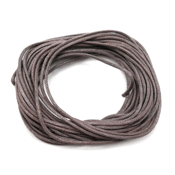 1.5mm Waxed Cotton Cord - Tobacco - 5m
