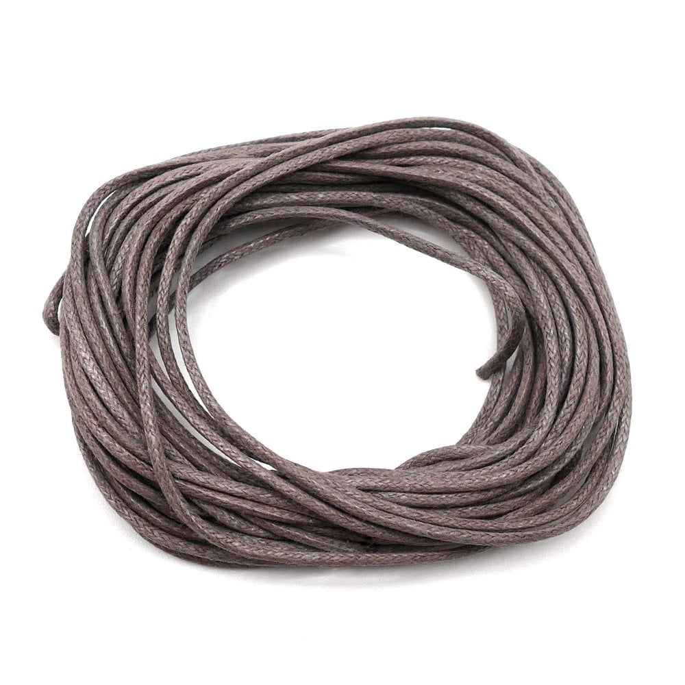 1.5mm Waxed Cotton Cord - French Press - 5m