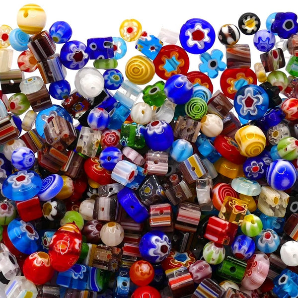 Millefiori Glass bead Mix, mix colours, additional photo