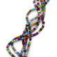 Handmade Glass Millefiori Chevron Beads 6x5mm