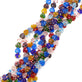 Handmade Glass Millefiori Flat Heart Beads 12x4mm