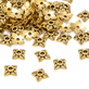 Bead Caps Tibetan Style Flower 6mm, gold colour, additional photo